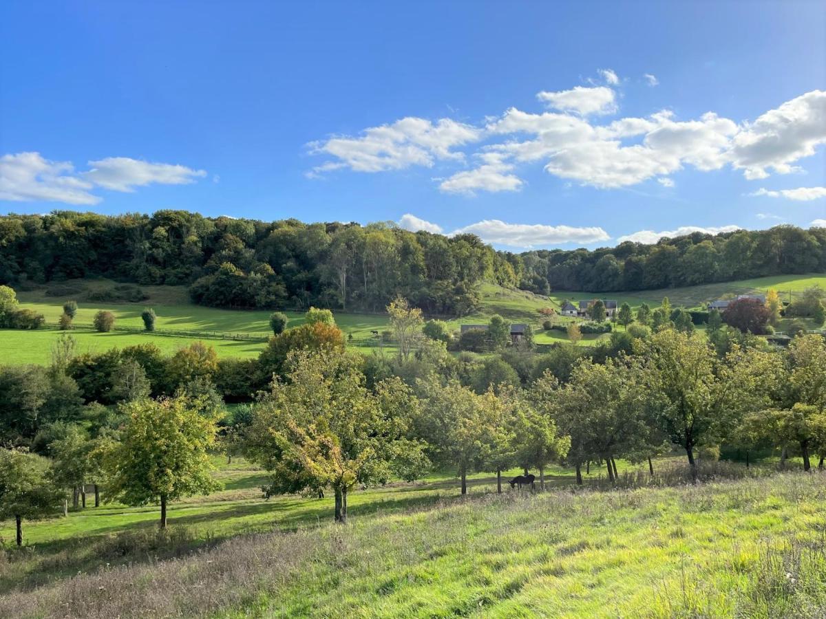 Hermival-les-Vaux Le Gite Marguerite - Calvados : Vue Panoramique Sur La Normandie מראה חיצוני תמונה